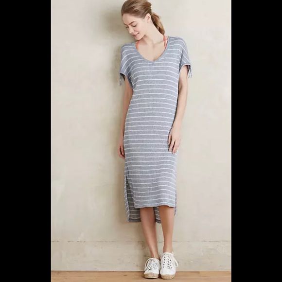 ANTHROPOLOGIE Striped Day Dress by Saturday/Sunday - Picture 2 of 6
